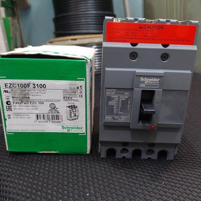 Mccb Schneider Ezc100F 3P 100A Terbaru