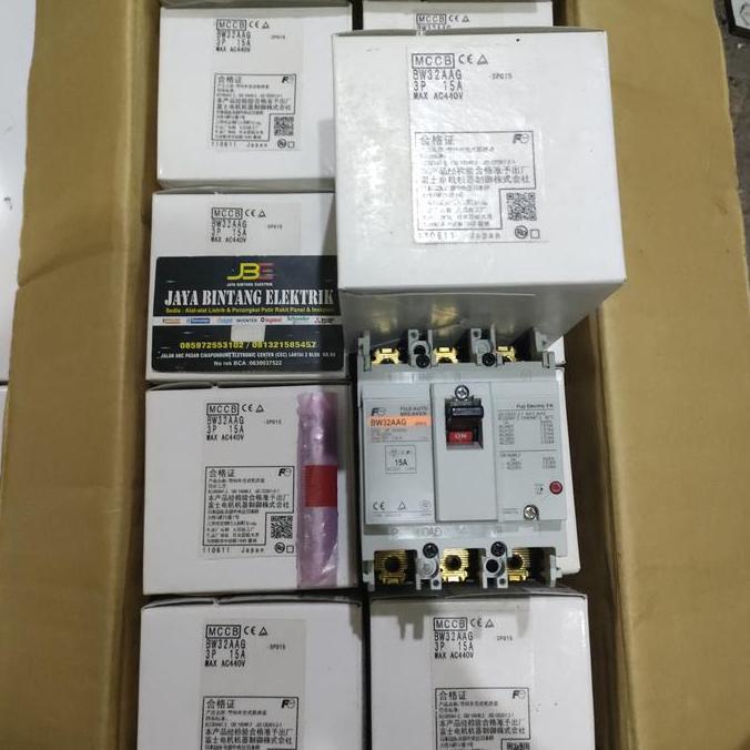 Mccb Fuji 3P 15A / Bw32Aag 3P 15A Hemat