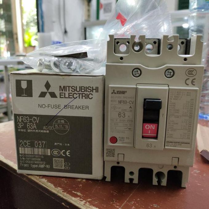 Nfb/Mccb Nf63-Cv 3P 63A / Mccb Mitsubishi 63 Amper 3 Phase Original Restock