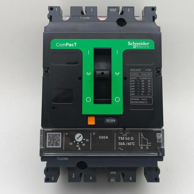 Mccb Breaker Nsx100F 3P 50A 36Ka Nsx 100 F 3P 50A Tm50D Murah
