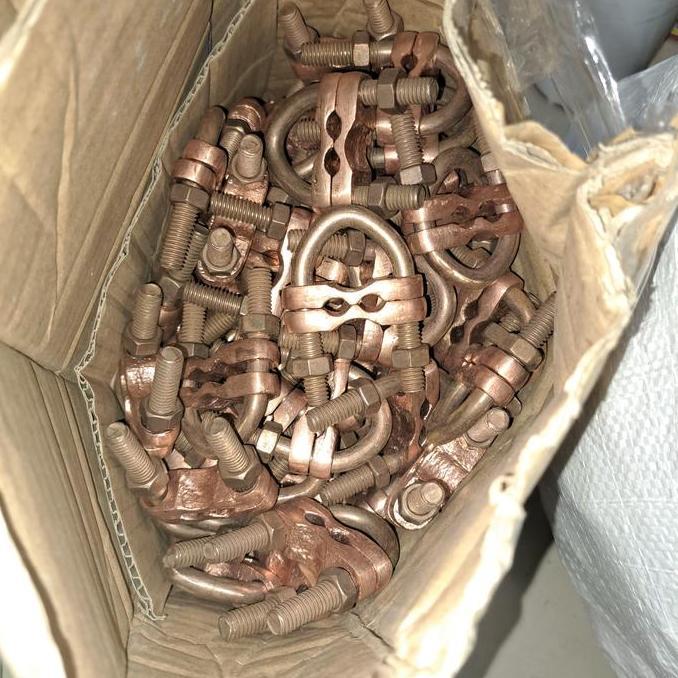 CLAMP U BOLT 3/4 TEMBAGA GROUNDING