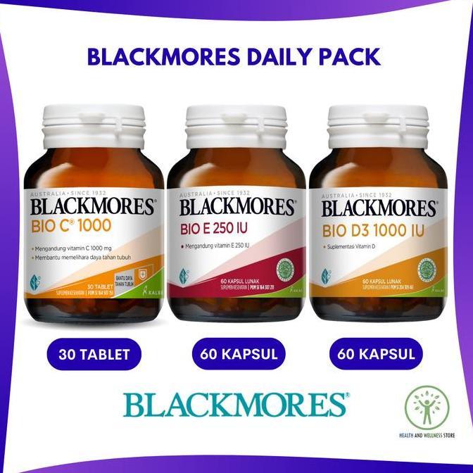 BLACKMORES IMUN LENGKAP VITAMIN C 1000 MG VITAMIN D3 1000 IU VITAMIN E
