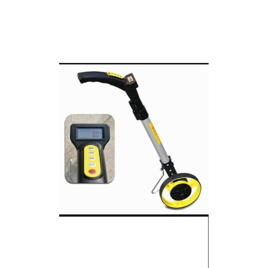 meteran roda digital 10000 meter qldz01 / meteran jalan dorong