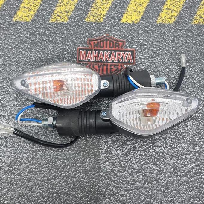 Promo Lampu Sein Sen Sign Megapro New Mono Verza 1Set Standar Depan Belakang Cod