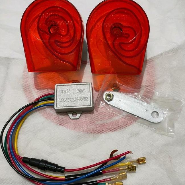 Klakson Gema Echo 22 Suara Klakson Telolet 22 Suara 12 Volt Motor Dan Mobil