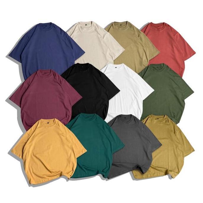 POLOS OVERSIZE T-SHIRT | BAJU KAOS OVERSIZE POLOS PRIA | BAJU KAOS OVERSIZE POLOS LENGAN PENDEK