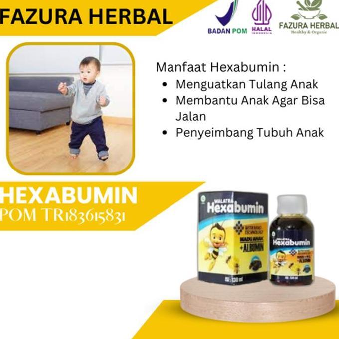 Hexabumin - Vitamin Pembentuk Tulang Anak Penambah Kalsium Untuk Anak Vitamin Penguat Tulang Anak
