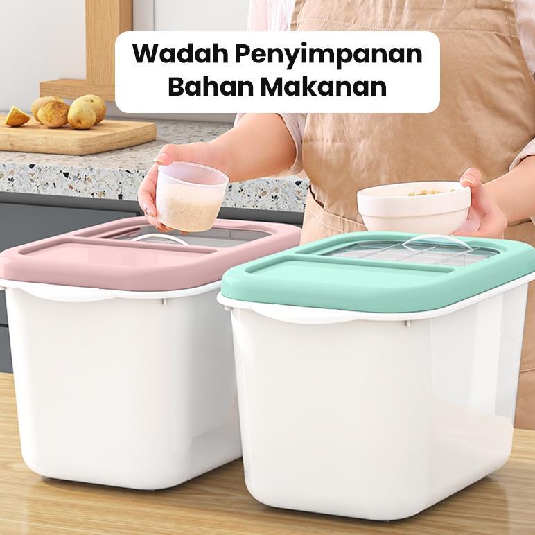 PL30 Greenland Tempat Beras Kacang 5kg / 7.5kg / 10kg Rice Box Tempat Penyimpanan Makanan Rice Stora