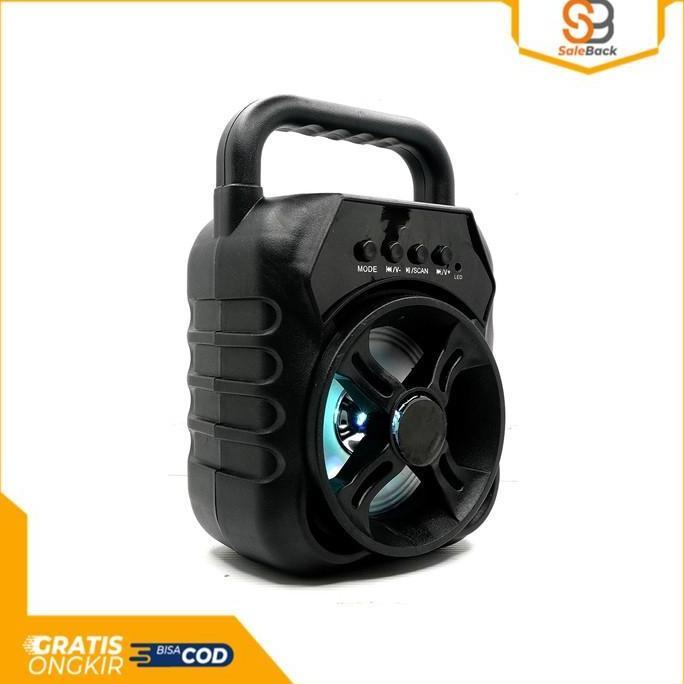 Speaker Bluetooth Portable Bisa Flashdisk Radio Memory Card
