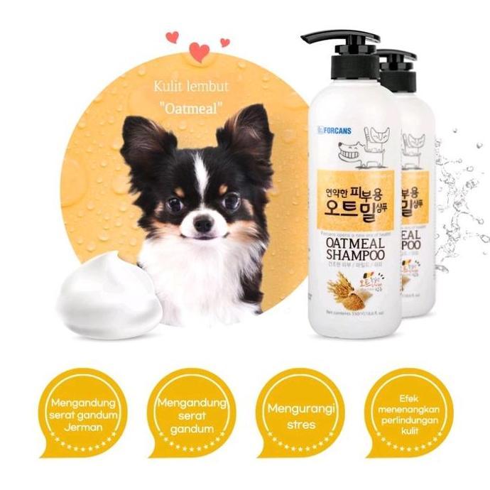 Forcans Oatmeal Shampoo 550ml - Shampoo Anjing Forbis