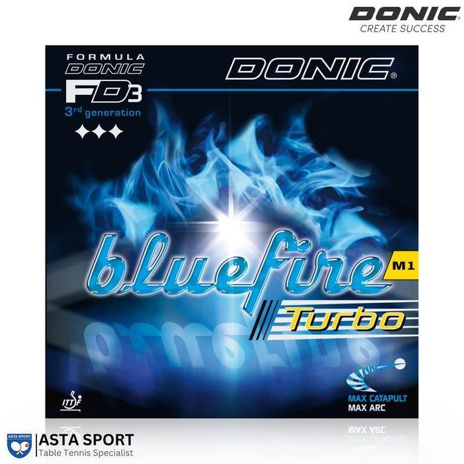 TERMURAH - DONIC Bluefire M1 Turbo Karet Pingpong Rubber Tenis Meja