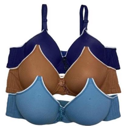 Wokpu- Bra ( 6/3 Pcs ) Yasimey/Laparis/Toyazi Motif Polos Random Bra Cup B (Sedang) Jesslyns 719