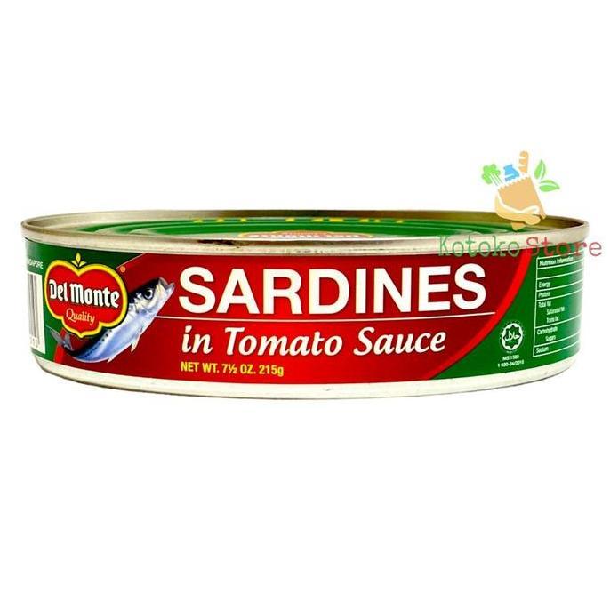 Ready  Sarden Delmonte / Delmonte Sarden Kaleng / Sarden Kaleng 215gr
