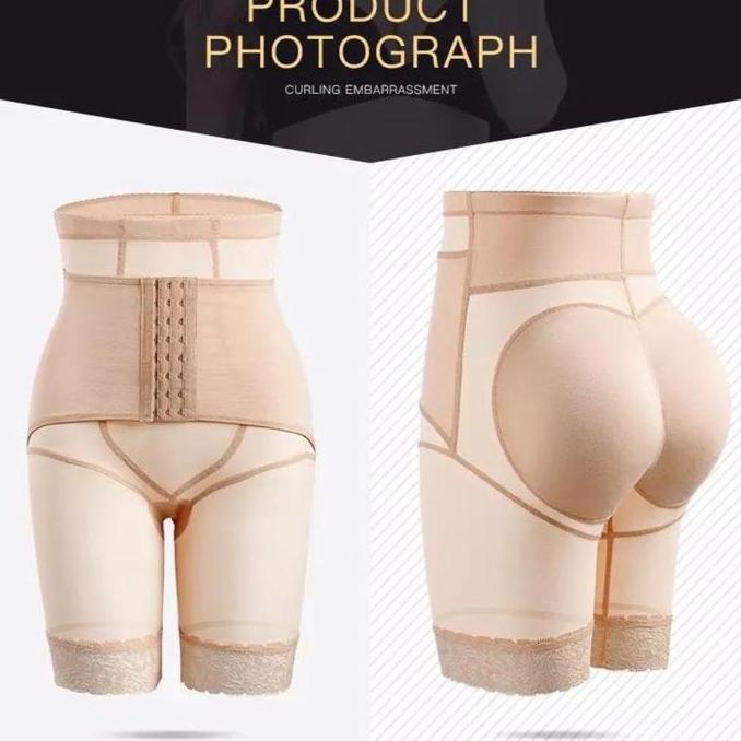 Wokpu- [ Mayswongg ] Korset Celana Dalam Busa / Korset Perut Buncit / Korset Kait Korset Shapewear