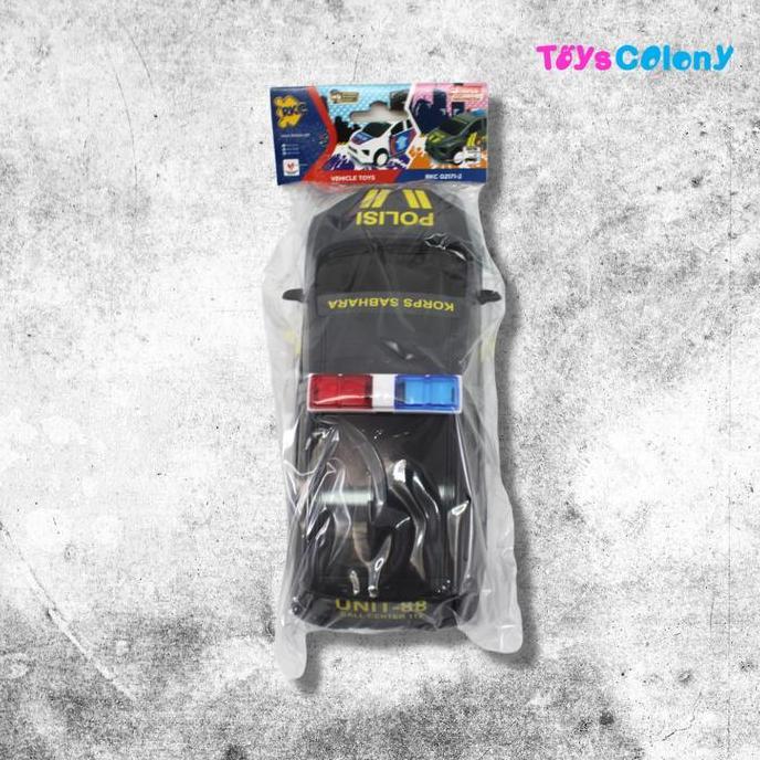 Wasingten- Mainan Anak Mobil-Mobilan Friction Mobil Polisi Expander Bukan Diecast