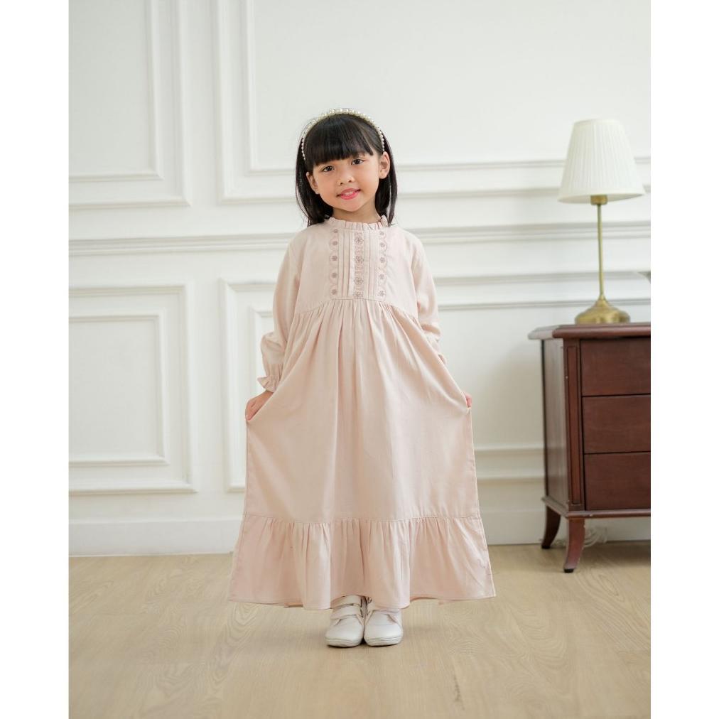 FREE ONGKIR LOA STUDIOS KIDS -  KAMILA DRESS ANAK GAMIS ANAK PEREMPUAN RAYA COLLECTION KAMILA GAMIS
