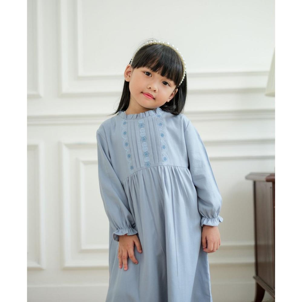 FREE ONGKIR LOA STUDIOS KIDS -  KAMILA DRESS ANAK GAMIS ANAK PEREMPUAN RAYA COLLECTION KAMILA GAMIS