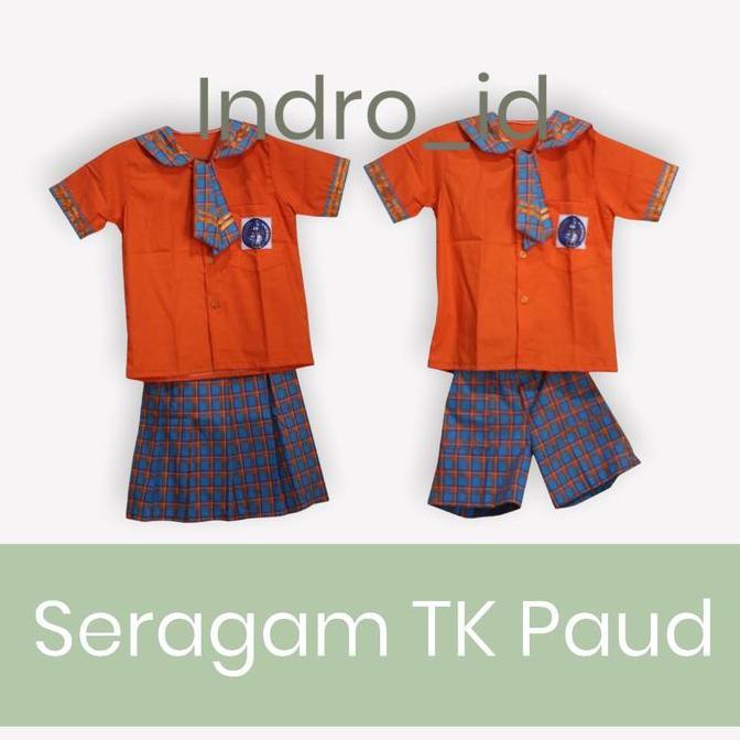 SERAGAM TK PAUD ORANGE