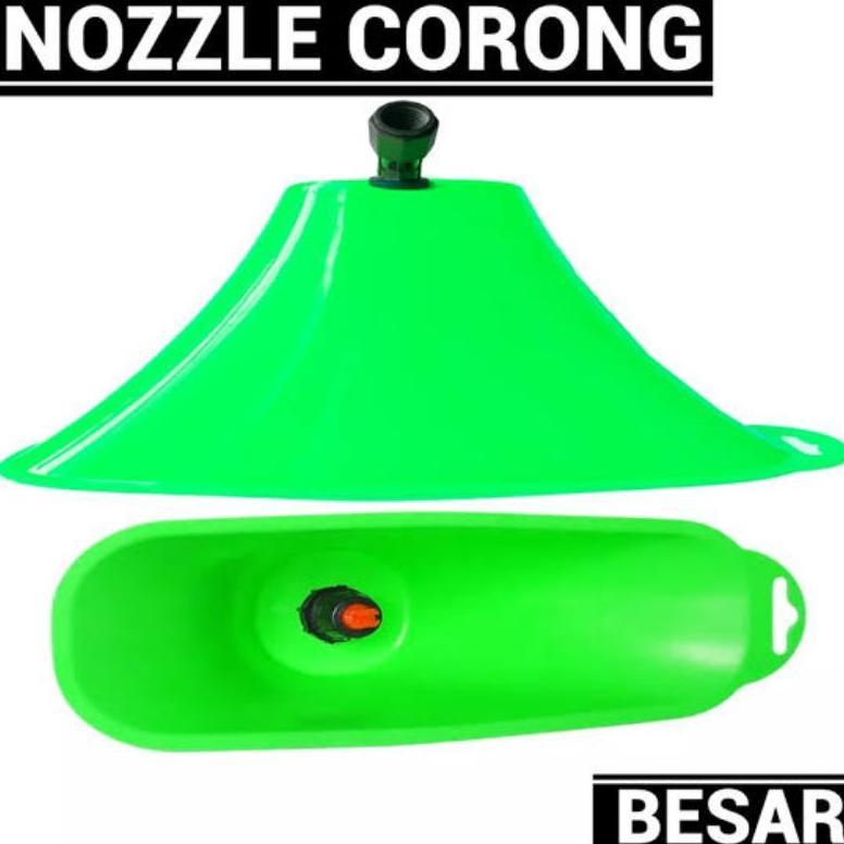Bisa Cod Nozzle Sprayer Corong Anti Angin Mode Kabut Kipas Mantab ><