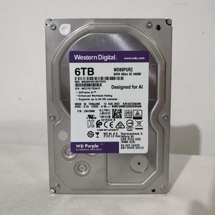 Saveyou- Hardisk Wd Purple 10Tb/8Tb/6Tb/4Tb Internal