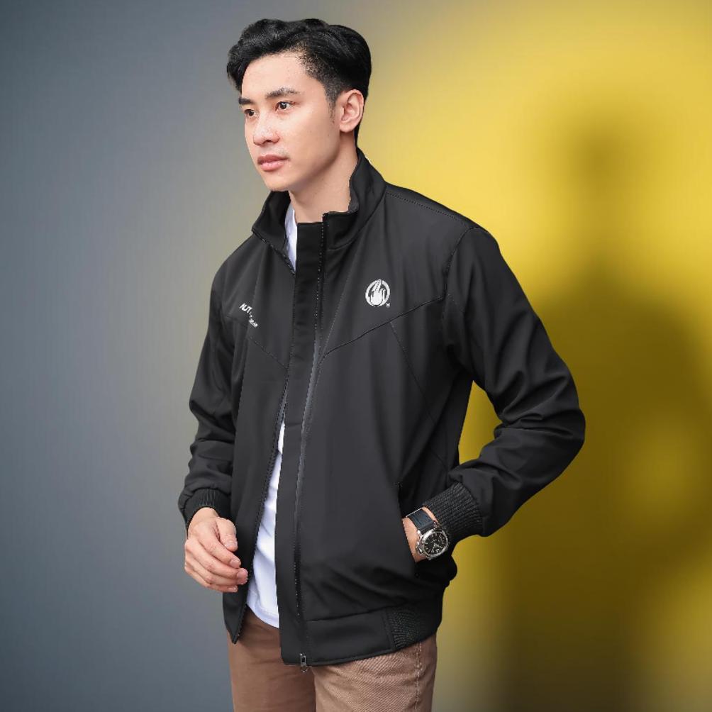 NEW Jaket Motor Pria Bonding Softshell Anti Angin Windbreaker Outdoor Travel [terbaik][terlaris]