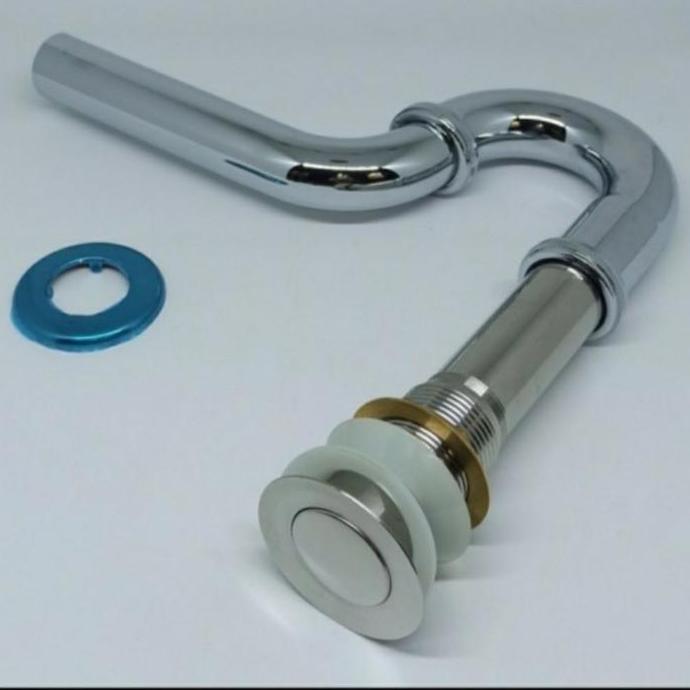 NEW - SIFON WASTAFEL PENCET MODEL TOTO/SIFON PEMBUANGAN WASTAFEL STAINLESS