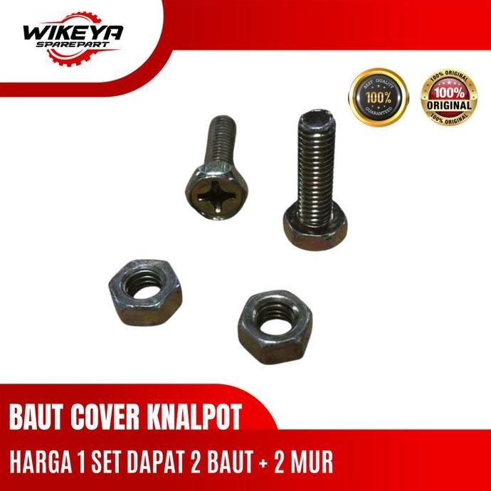 Promo Baut Cover Knalpot / Baut Tutup Knalpot / Baut Tameng Knalpot Cod