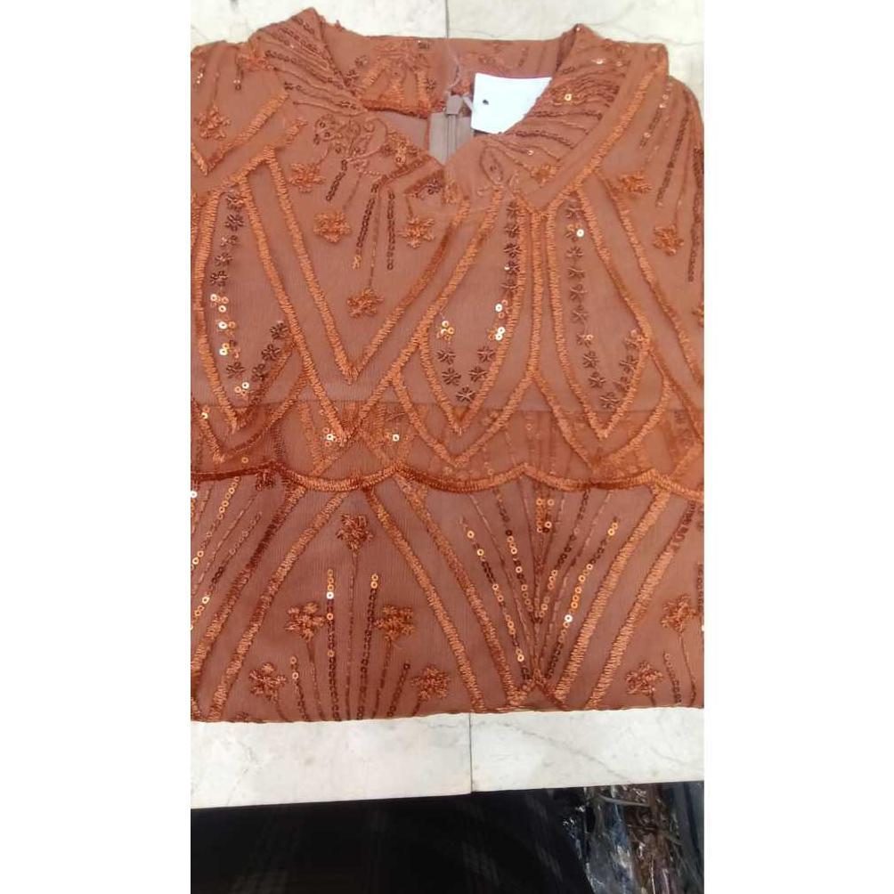FREE ONGKIR GAMIS BRUKAT AULIA MAHOGANY, MODEL TERBARU SR. 99008 / GAMIS PESTA SULTAN / GAMIS IMPORT