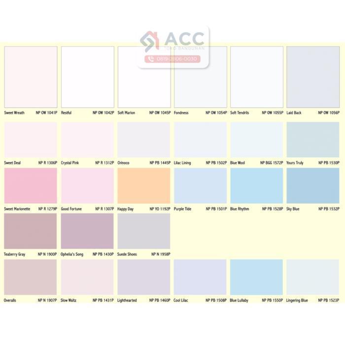 Elastex Cat Tembok Waterproof Eksterior Warna 25Kg (SEMUA WARNA READY)