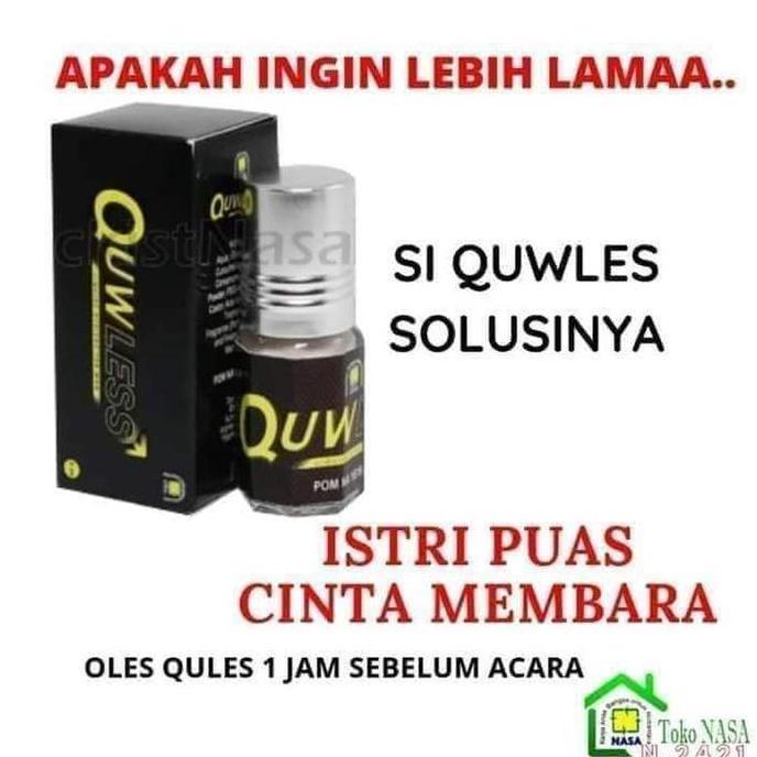 Terlaris ( BPOM ) QUWLES NASA OBAT KUAT TAHAN LAMA PRIA DEWASA QULES ORIGINAL  happy shopping kak