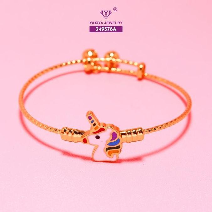 Yaxiya Gelang Anak/Bayi Perempuan karakter Aksesoris X4-580 (TERBAIK) (TERBARU) (TERMURAH)