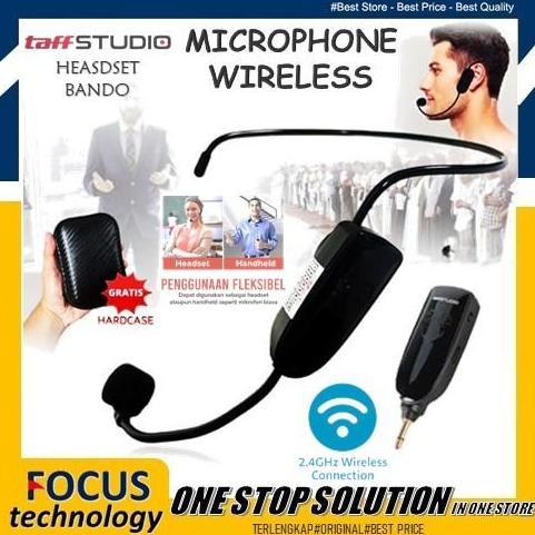 Mic imam Wireless 1 Bando Wireless Connect Amplifier Toa READY