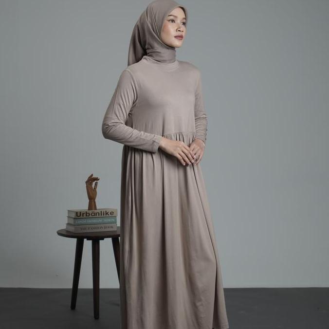 [DAUKY] Gamis Basic Inner Panjang Wanita Muslim Dewasa Remaja Inner Dress Laudya (TERBAIK) (TERBARU)
