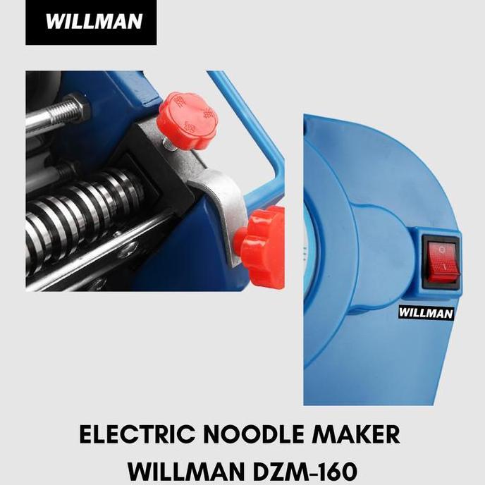 Promo Mesin Penggiling Mie / Noodle Maker WILLMAN DZM-160 / DZM-200 / DZM-350 ( 2mm & 6mm) Diskon