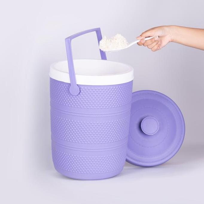 Promo TRI J Rice Bucket 17 Liter Termos Nasi Isolator Polyurethane Foam Food Grade Gagang Kuat Tutup