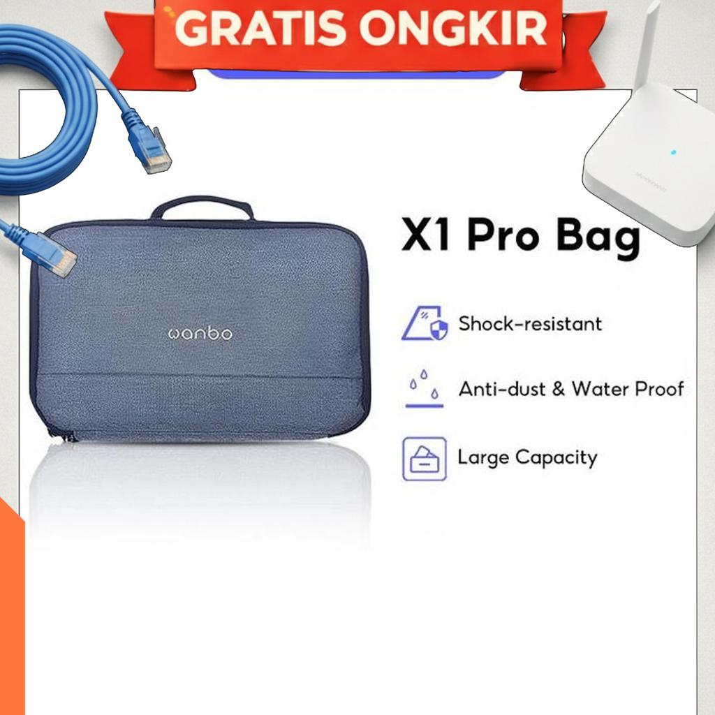 Wanbo Projector Bag New T2 T6 Max - Tas Proyektor Wanbo Multifungsi