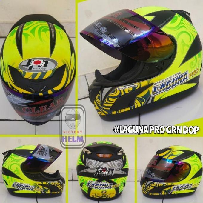 helm JPN fullface hitam dop