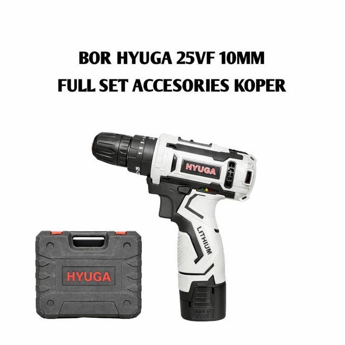 Miliki Mesin Bor Baterai Cordless Impact Drill Merk Uchiha 10Mm Type 32Vf