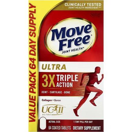 SCHIFF MOVE FREE ULTRA TRIPLE ACTION JOINT HEALTH CARTILAGE BONE