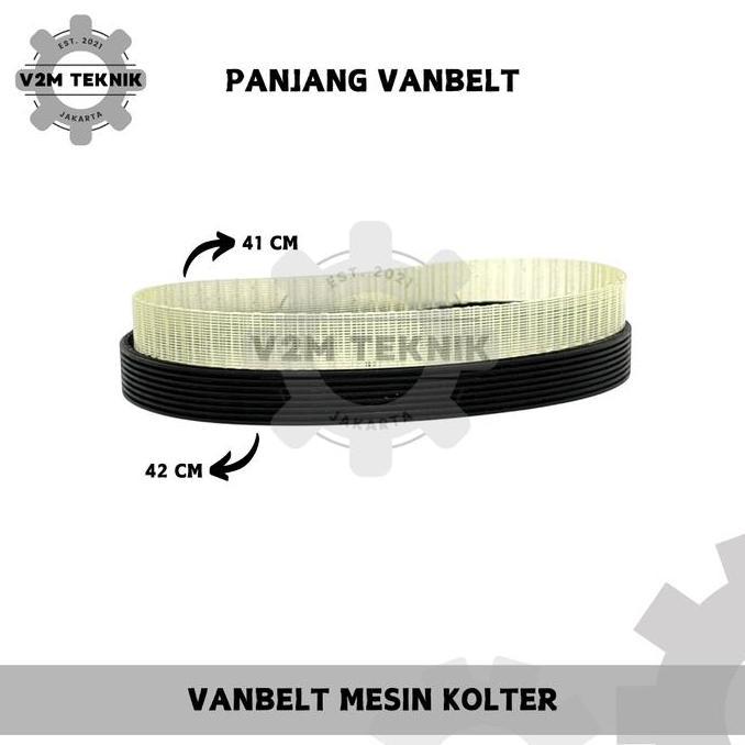 Vanbelt Mesin Kolter T806 T806A T807 TM807A / Sabuk Van Belt Mesin Korter / Sparepart Vanbelt Mesin 