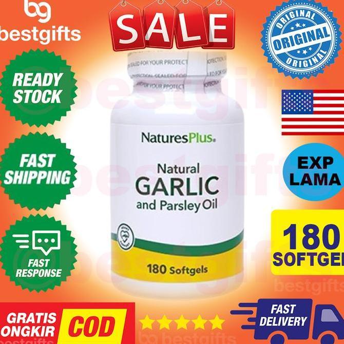 NATURE'S NATURES NATURE PLUS GARLIC & PARSLEY OIL 180 SOFTGELS
