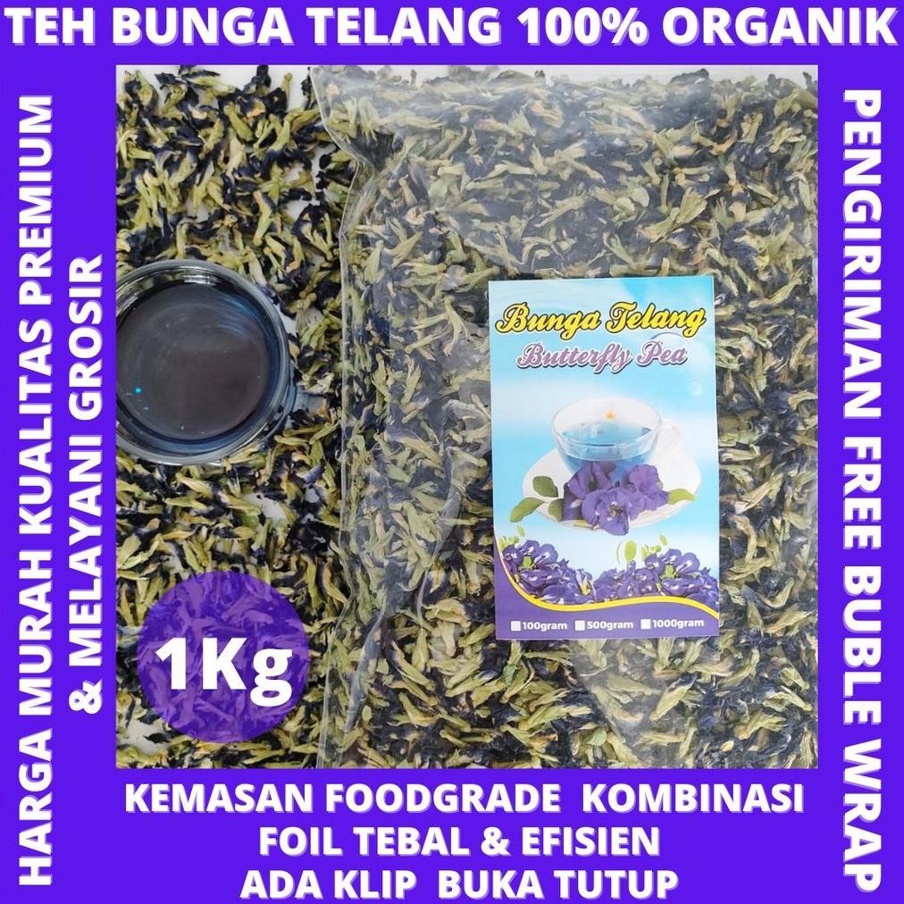 bunga telang kering 1kg