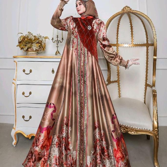 Murah Gamis Zalia Dan Aleesha Series Sultan Syari By Rafanda Syari Muslim Mewah Non COD