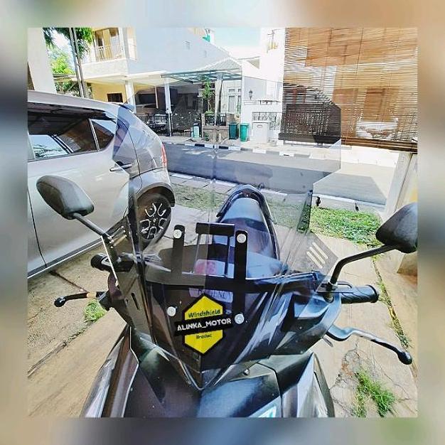 PAKET Breket+Visor 40cm V2 Honda Vario 110 | 125 | 150 Vario Tahun lama sampai 2017 Visor Vario Modi