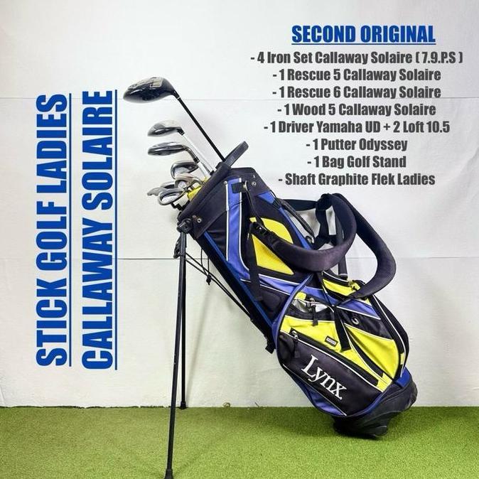 Stick Golf Ladies Callaway Solaire Fullset Bag Golf Lengkap Bag Golf - Set Stick Golf Ladies
