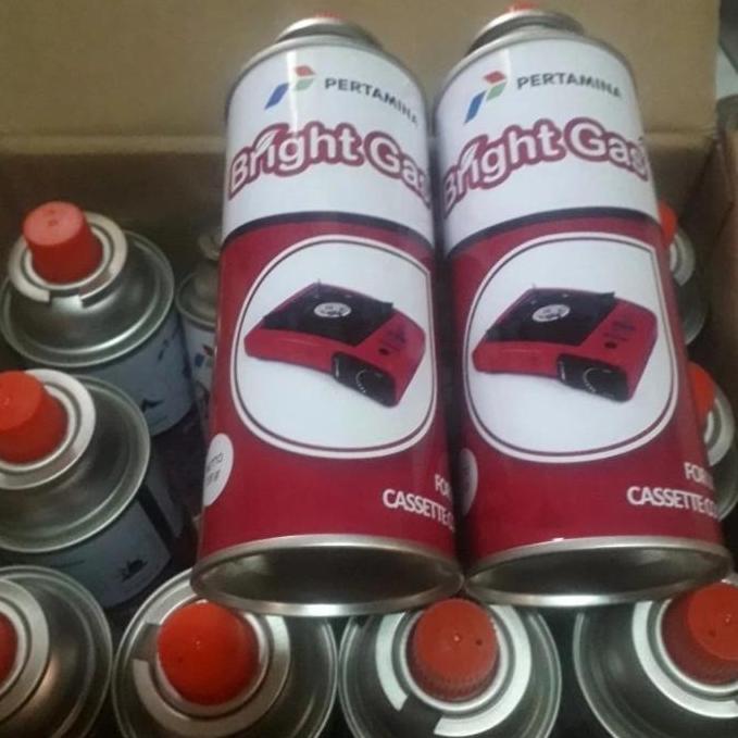 Gas Kaleng Portable Bright Gas ori 220 gram