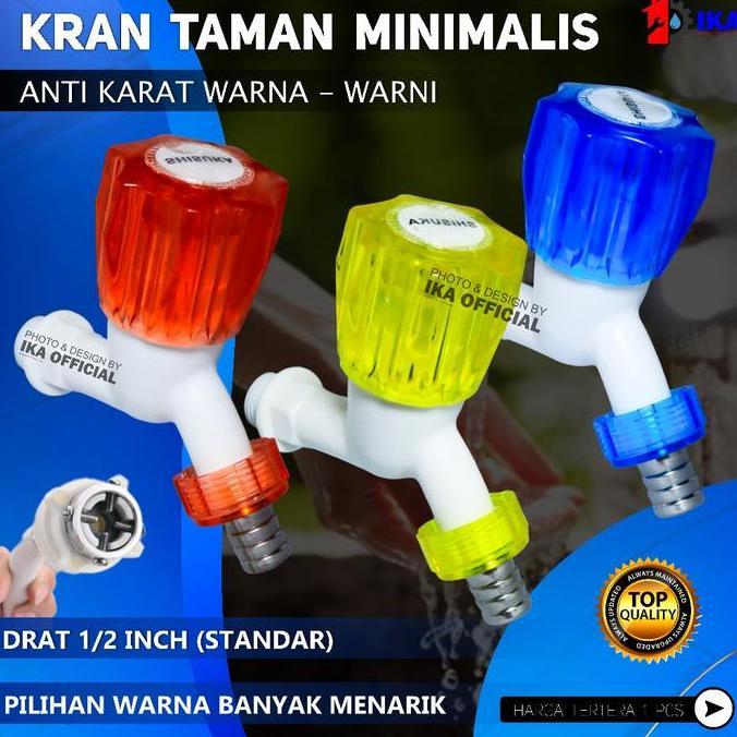 GRASSSTEKNO Kran Tembok Air Plastik 1/2 putar / Kran Air Plastik 1/2" / Kran Tembok / Kran Putar