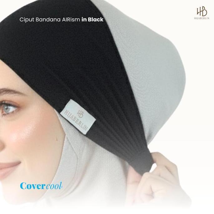 HIJABERLIN - Ciput Bandana Airism Inner Hijab Airism Premium I Aksesoris Hijab Haji & Umroh Set (TER