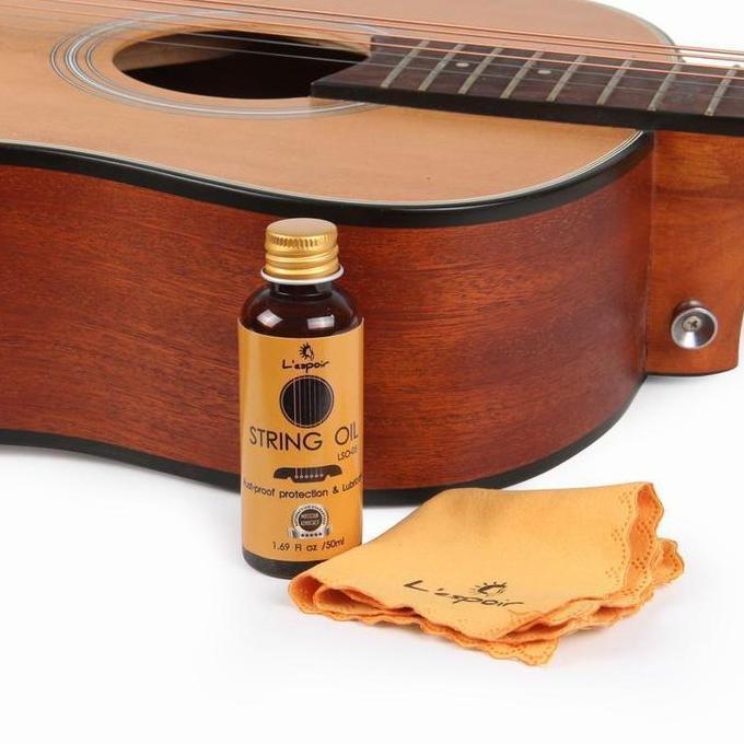 SIMATEKNO 50ml Cairan Pembersih Gitar Pelicin Senar Gitar Minyak Senar Gitar Minyak Anti Karat Senar