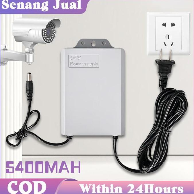 SHAKESPARE UPS Mini 12V Untuk Wifi / CCTV / Pasokan Listrik Tanpa Gangguan Saat Listrik Padam / Bate